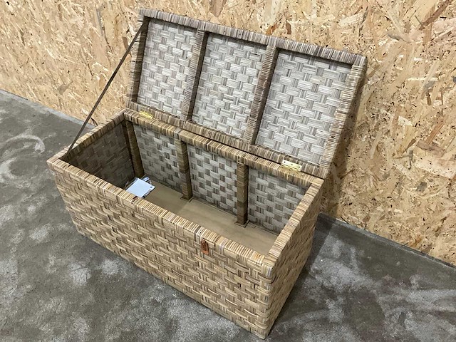 Riviera maison rieten opbergkist - afbeelding 7 van  8