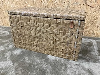 Riviera maison rieten opbergkist - afbeelding 2 van  4