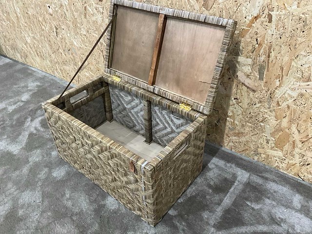 Riviera maison rieten opbergkist - afbeelding 4 van  4