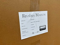 Riviera maison roger salontafel 80x80 - afbeelding 8 van  8