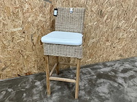 Riviera maison rustic ratan barstoel - afbeelding 3 van  7