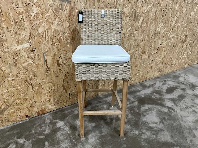 Riviera maison rustic ratan barstoel - afbeelding 4 van  7