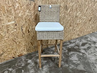 Riviera maison rustic ratan barstoel - afbeelding 4 van  7