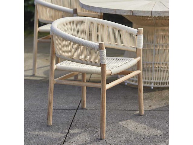 Riviera maison saint tropez outdoor dac tuinstoel (4x) - afbeelding 4 van  5