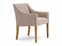 Riviera maison savile row dac bright taupe eetkamerstoel (6x)