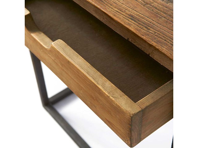 Riviera maison shelter island bijzettafel met lade - afbeelding 2 van  5