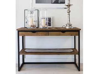 Riviera maison shelter island sidetable met lades - afbeelding 2 van  4