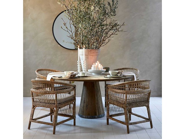 Riviera maison siroko beach ronde eetkamertafel 160cm - afbeelding 4 van  4