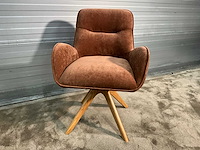 Rivièra maison swivel draaibare eetkamerstoel (4x) - afbeelding 4 van  10