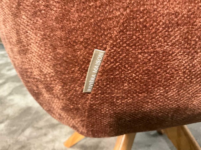 Rivièra maison swivel draaibare eetkamerstoel (4x) - afbeelding 8 van  10