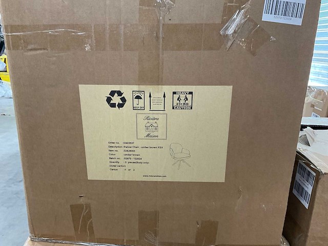 Rivièra maison swivel draaibare eetkamerstoel (4x) - afbeelding 10 van  10