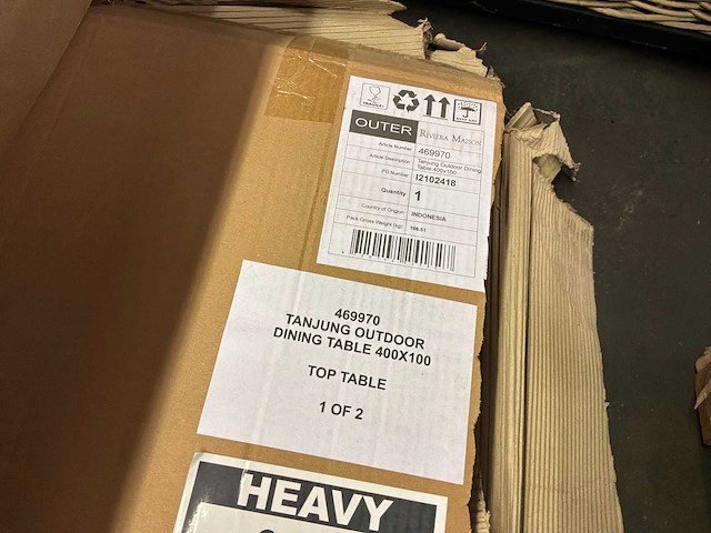 Rivièra maison tanjung eettafel | outdoor - afbeelding 3 van  3