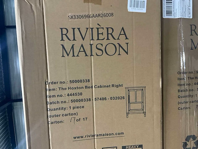 Rivièra maison the hoxton rechts nachtkastje - afbeelding 7 van  7