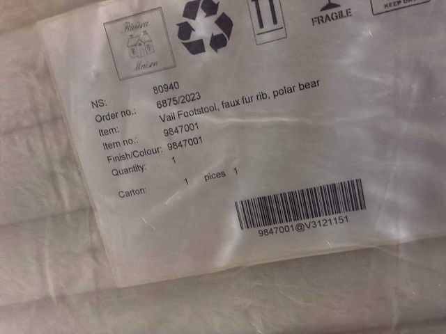 Rivièra maison vail poef - afbeelding 3 van  11