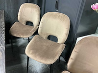 Rivièra maison velvet eetkamerstoel (6x) - afbeelding 7 van  11