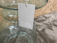 Riviera maison venice aqua bijzettafel glas - afbeelding 4 van  5