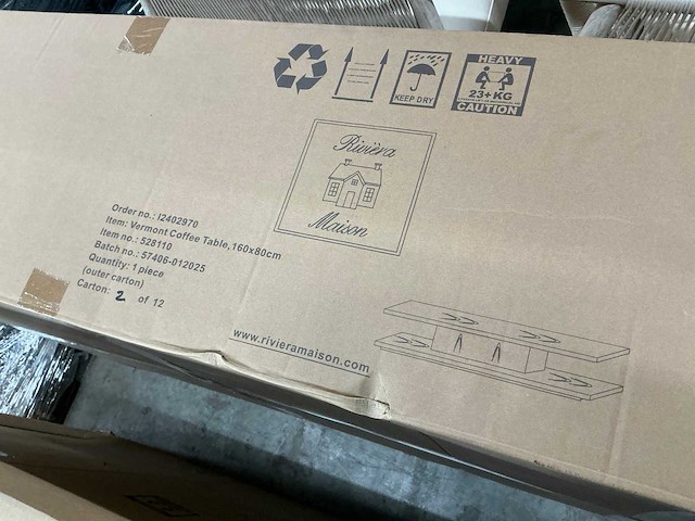 Rivièra maison vermont salontafel - afbeelding 3 van  3