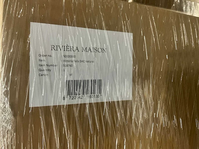 Riviera maison victoria falls dac eetkamerstoel (6x) - afbeelding 9 van  10