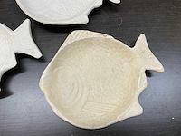 Riviera maison vis schaal: lovely fish decoration (10x) - afbeelding 5 van  7