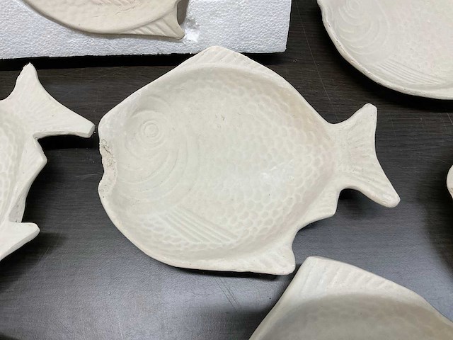 Riviera maison vis schaal: lovely fish decoration (10x) - afbeelding 6 van  7