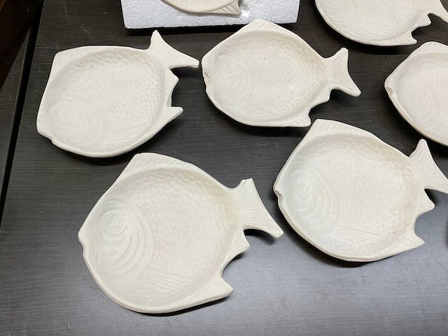 Riviera maison vis schaal: lovely fish decoration (10x) - afbeelding 7 van  7