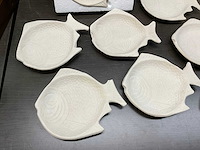 Riviera maison vis schaal: lovely fish decoration (10x) - afbeelding 7 van  7