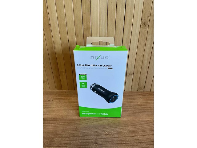 Rixus opladers | 65w / 20w - afbeelding 1 van  2