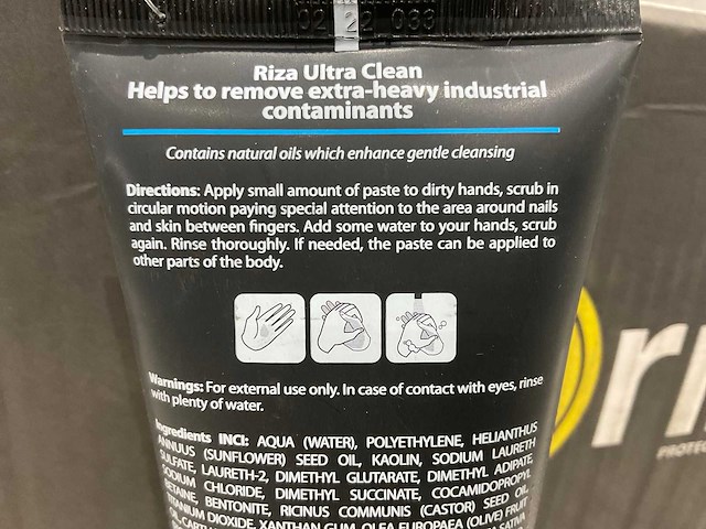 Riza - ultra clean - industriële handzeep 200 ml (1800x) - afbeelding 8 van  9