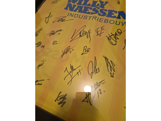 Rkc waalwijk gesigneerd voetbalshirt eredivisie 2024 met sjaal - afbeelding 2 van  14