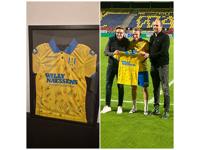 Rkc waalwijk gesigneerd voetbalshirt eredivisie 2024 met sjaal - afbeelding 6 van  14