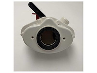 Rm69 white 3-way toilet valve for closed - tank - overboard - 804 - afbeelding 2 van  3