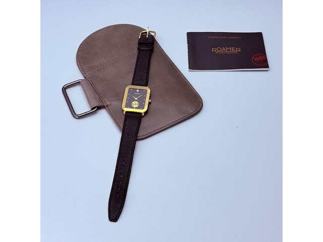 Roamer tank-model horloge met centrale seconde - afbeelding 5 van  8