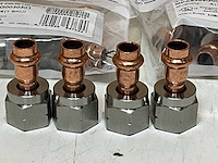 Roba flare koppeling maxipro 3/8" rvs wartel 3/8" 1x pers incl. losse afdichtring (16x) - afbeelding 2 van  2