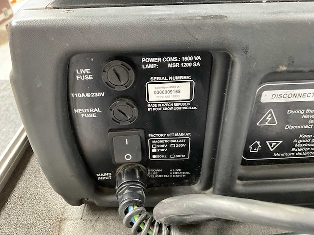 Robe colorspot 1200at spotlight (4x) - afbeelding 5 van  8