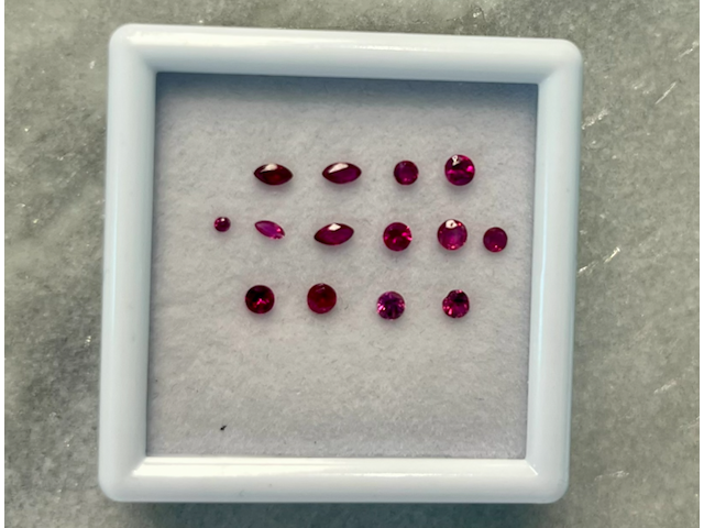 Robijn - 1.00 carat natuurlijke robijn - afbeelding 1 van  2
