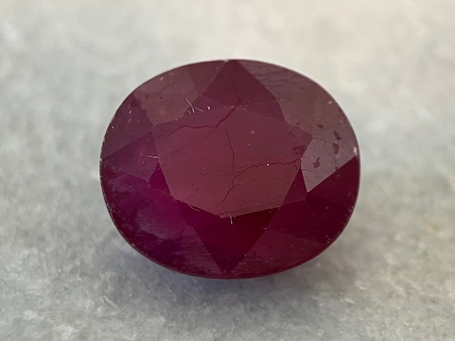 Robijn - 12.90 carat natuurlijke robijn - afbeelding 1 van  6
