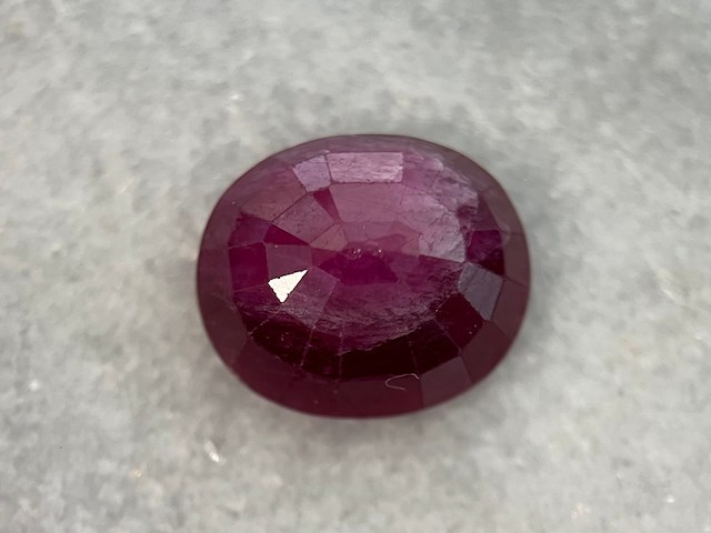 Robijn - 12.90 carat natuurlijke robijn - afbeelding 3 van  4