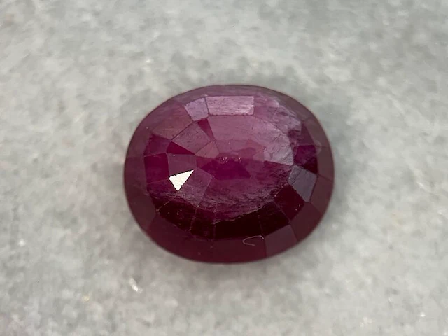 Robijn - 12.90 carat natuurlijke robijn - afbeelding 3 van  6