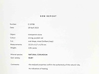Robijn - 2.84 carat natuurlijke onbehandelde natuurlijke robijn - afbeelding 3 van  5