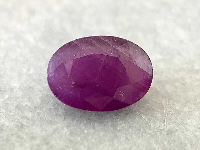 Robijn - 6.60 carat natuurlijke robijn - afbeelding 1 van  5
