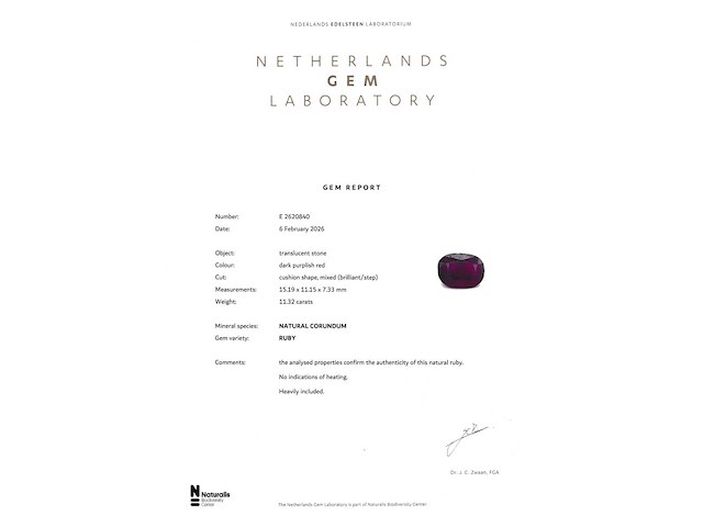 Robijn 11.32 ct - afbeelding 3 van  6