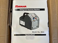 Robinair rg6 koelmiddelterugwinningsmachine - afbeelding 1 van  2