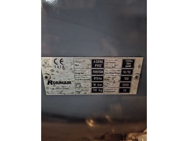 Robinar airco vuller - 2009 - ac690 pro - - afbeelding 3 van  7