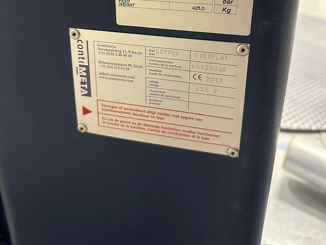 Robopac - 2013 - rotoplat 507.1 pds - palletfoliewikkelaar - afbeelding 4 van  4