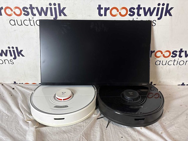 Roborock s7 white - robotstofzuiger + roborock s7 black - robotstofzuiger + samsung lf27t350fhu - full hd ips 75hz - 27 inch - afbeelding 1 van  1