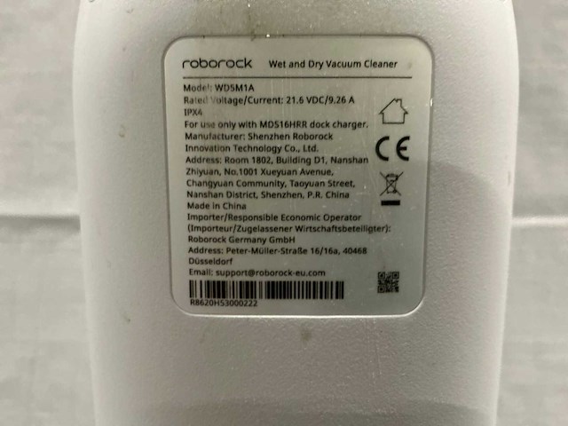 Roborock wd5m1a stofzuiger - afbeelding 6 van  8