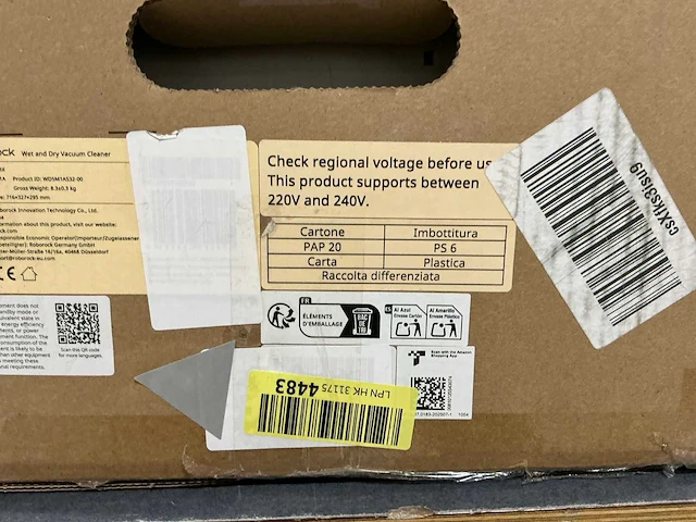 Roborock wd5m1a stofzuiger - afbeelding 7 van  8