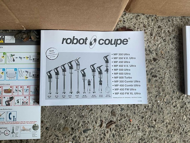 Robot coupe - mp 800 turbo - professionele staafmixer / handblender (2x) - afbeelding 5 van  7