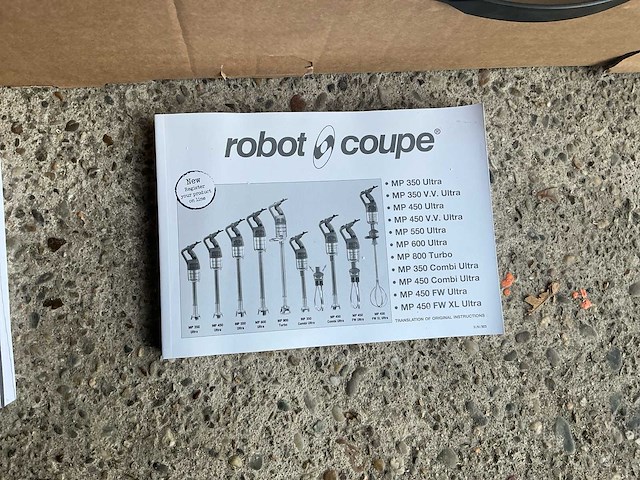 Robot coupe - mp 800 turbo - professionele staafmixer / handblender (2x) - afbeelding 6 van  7