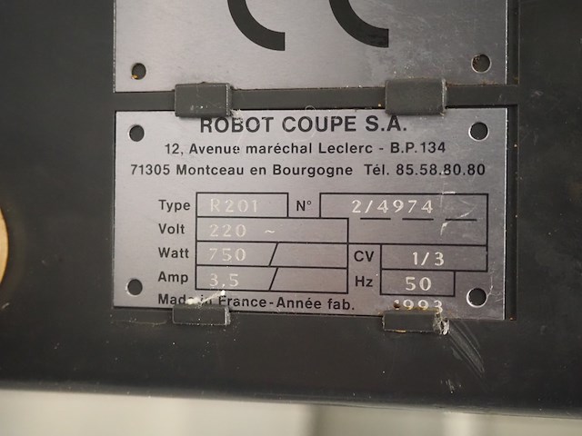 Robot coupe s.a. - afbeelding 8 van  8